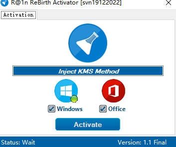 ReBirth Activator win office全版本激活器免费下载