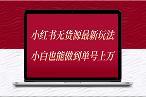 无货源也能赚钱！电商小白一周上万单，这个新玩法让你实现梦想！-爱分享资源网