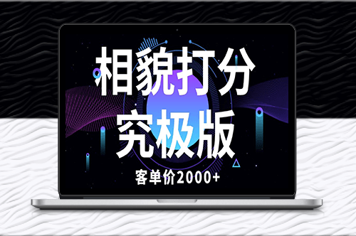 相貌打分究极版_客单价2000+纯新手小白就可操作的项目-爱分享资源网