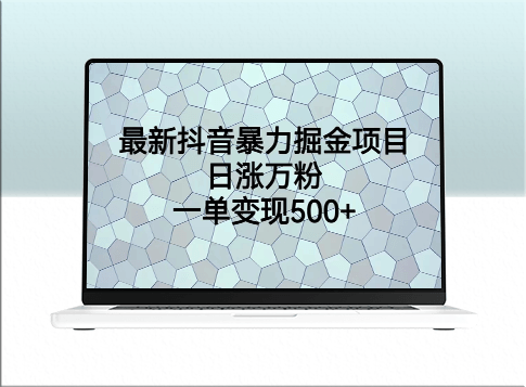 抖音爆红的暴力掘金项目_每天增粉上万_多种赚钱方式揭秘-爱分享资源网