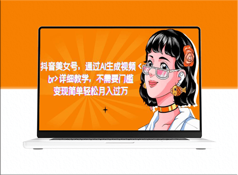 无门槛教学：使用AI生成抖音美女号视频_月入过万攻略-爱分享资源网