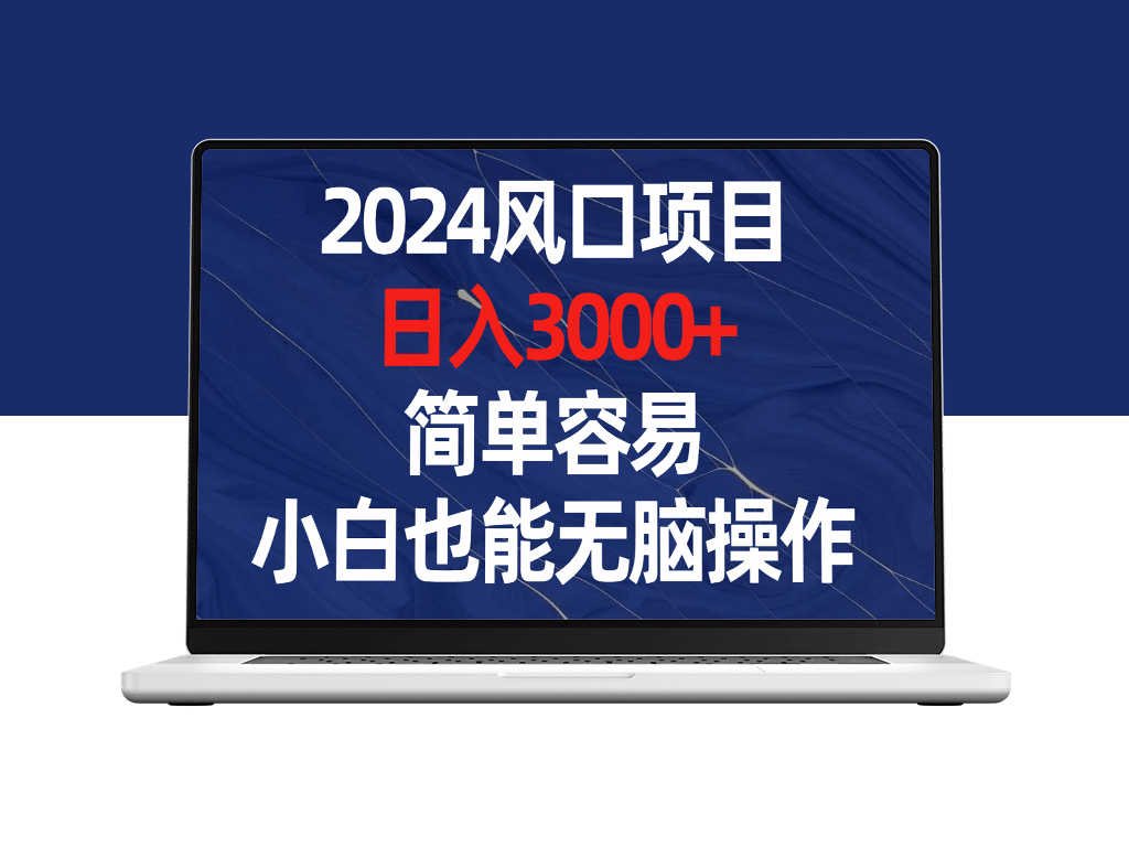 2024风口项目_日入3000+_简单容易_小白也能无脑操作-爱分享资源网