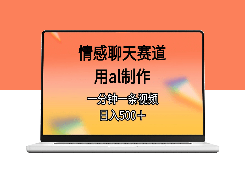 AI情感聊天视频日赚500+_一分钟制作火爆视频-爱分享资源网