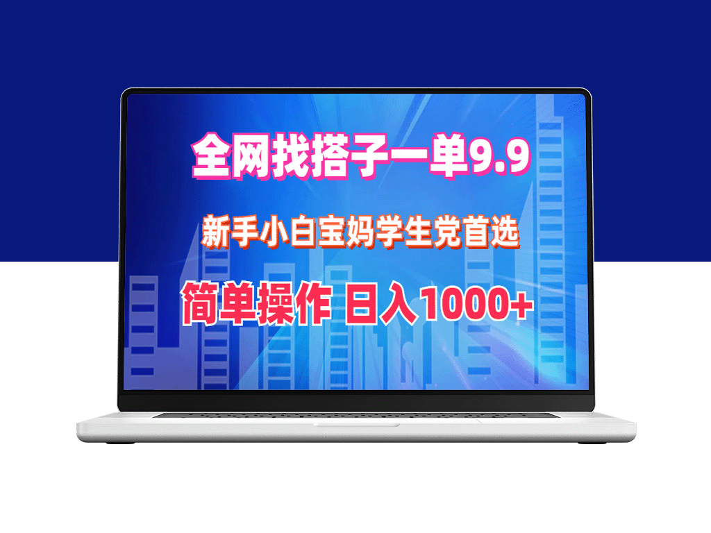 全网轻松找搭子1单仅9.9元_新手宝妈学生党的致富秘诀_日赚1000+